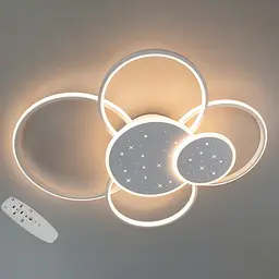 LED люстра модерн 2448WH dimmer
