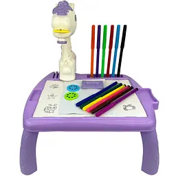 Дитячий столик для малювання G-Toys Єдиноріг з проектором та фломастерами (Art Set-6) - мініатюра 3