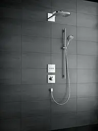 Верхній душ Hansgrohe Raindance Select E 300 3jet з тримачем хром білий 26468400, Хром - мініатюра 4