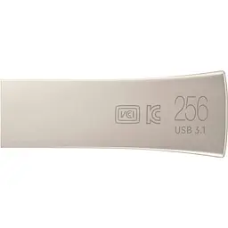 Флеш-накопичувач Samsung USB3.1 256GB Bar Plus Champagne Silver (MUF-256BE3/APC) - мініатюра 3