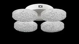 Люстра стельова LED Splendid Ray L3180/4, 80W, білий, сучасний стиль, з пультом, 4 лампи, 40 см