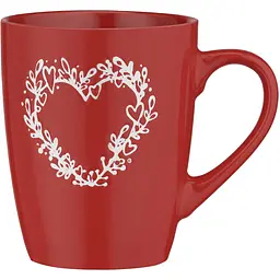 Чашка Ardesto Heart 320 мл червона (AR3467R) - мініатюра 2