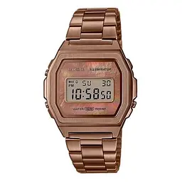 Жіночі вінтажні наручний годинник Casio оригінал Японія Collection A1000RG-5EF зі сталевим браслетом