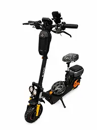 Електросамокат Kugoo EKAM M5 PRO (2000W, 24Ah), +тримач для телефону, +сумка, +шолом карбон - мініатюра 4