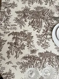Скатертина столова Ecotton DUCK 150х170 см водовідштовхувальна Italiano бежевий (30497 Beige) (25026) - мініатюра 10