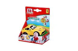 Ігрова автомодель Ferrari жовта пластикова для дітей від 1 року - мініатюра 3