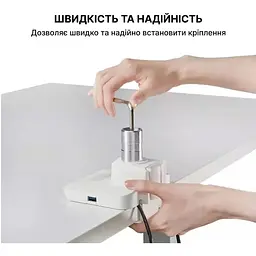 Кріплення для монітора OfficePro настільне біле (MA801W) - мініатюра 14