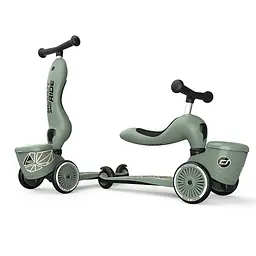 Самокат-трансформер 2 в 1 Scoot and Ride Highwaykick-1 Lifestyle, зелений - мініатюра 3