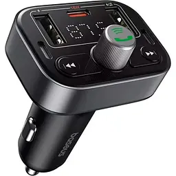 FM-трансмітер Baseus FM Launcher S-09 Pro Black (C10762200113-00) [102398] - мініатюра 2