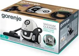 Пилосос Gorenje VCEA11CXWII білий з чорним (685644) - мініатюра 5