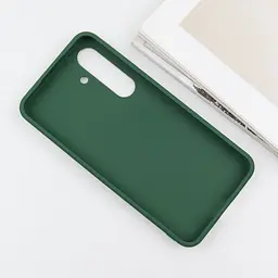 TPU чохол Bonbon Metal Style для Samsung Galaxy S23+ Зелений / Army green - мініатюра 4