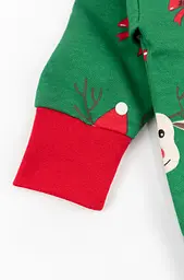 Трикотажний дитячий ромпер з новорічним принтом Festive - мініатюра 4
