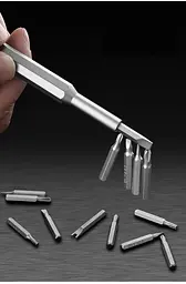 Набір магнітних прецизійних викруток Kit Bits Hammer 25 в 1 для точних робіт, дрібного ремонту в кейсі - мініатюра 6