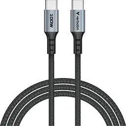 Кабель для передачи данных Verbatim USB-C to USB-C 60W 1.2 m black (31845)