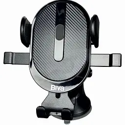 Тримач для телефонів в машину Biva BH-28 Car Holder Black - мініатюра 2