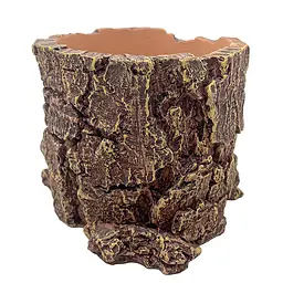 Декорація Hobby Forest Stump 14x12,5x10 см - декоративний пень, поїлка для тераріуму (40848) - мініатюра 4
