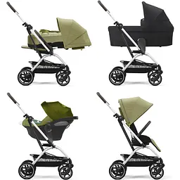 Прогулянкова коляска Cybex Eezy S Twist+ 2 SLV Nature Green, салатова (522001067) - мініатюра 5