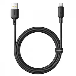 Кабель для заряджання Baseus Silky Series USB Type-C, 2м, 2.4А P10377703113-01 Чорний