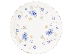 Уцінка. Блюдо для торта Lefar Лаура Блю, з кришкою, 29 см, білий (943-217) - мініатюра 3