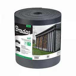 Стрічка огороджувальна Bradas SOLID 19 см х 26 м 1200 г/м2 темно-сірий TOB12001926DGYL 