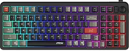 Клавіатура мембранна FORGE GK110 UA 98key, USB-A, EN/UKR/RU, LED, чорний MSI teh0013900