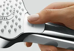 Ручний душ Hansgrohe Croma Select S 110 Vario EcoSmart білий/хром 9л/хв 26803400, Хром - мініатюра 2