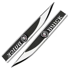 Емблема крила Buick 2шт 148×18мм чорні (метал)