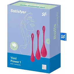 Набір йоні намистин Satisfyer Yoni Power 1 Червоний - мініатюра 3