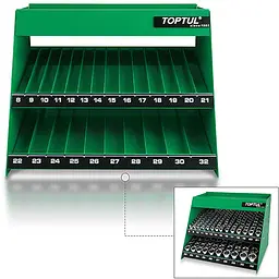 Полиця виставкова для головок 1/2" Toptul TBAB0304 - мініатюра 2