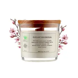 Аромасвічка Elegant magnolia S PURITY 60 г
