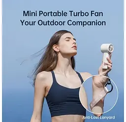 Вентилятор Jisulife Handheld Fan Pro1 білий - мініатюра 6