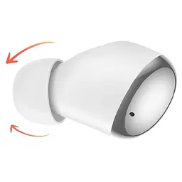 Навушники TWS Xiaomi Redmi Buds 4 White (BHR5846GL/BHR5844CN) - мініатюра 3