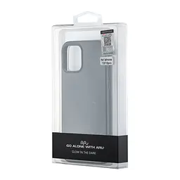 Чохол Lum Neon (світяться у темряві) iPhone 12 Marble Black - мініатюра 2