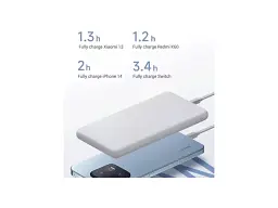 Зовнішній акумулятор (павербанк) Xiaomi 10000mAh 22.5W Lite (BHR9350GL) світло сірий - мініатюра 6