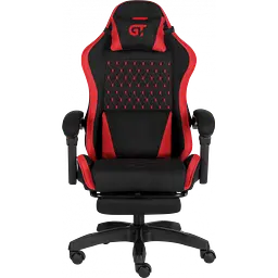 Геймерське крісло GT Racer (X-2339 Fabric Black/Red) - мініатюра 1