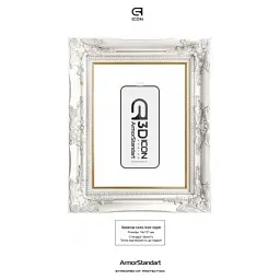 Скло захисне Armorstandart Icon 3D Apple iPhone 15 Pro Max Black (ARM68216) - мініатюра 3