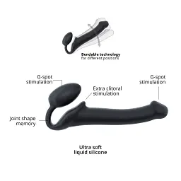 Безременевий страпон Strap-On-Me XL, 16 см - мініатюра 4