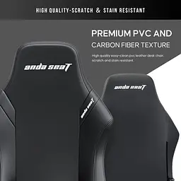 Ігрове крісло Anda Seat Luna L Black (AD18-44-B-PV) - мініатюра 10