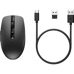 Мишка бездротова HP 710 Rechargeable Silent, 7 кн., up to 3000 dpi чорна - мініатюра 7