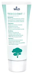 Зубная паста TEBODONT-F с маслом чайного дерева (Melaleuca Alternifolia) и фторидом, против кариеса, укрепляет десну, 75 мл