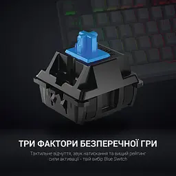 Клавіатура GamePro Blue Switch механічна (MK105B) - мініатюра 6