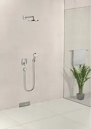 Тримач для душу Hansgrohe Porter S Brushed Black 28331340 Шліфований чорний хром - мініатюра 2