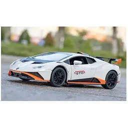 Колекційна металева модель автомобіля АвтоЕксперт Lamborghini Huracan STO з інерцією, світлом та звуком 1:24 - мініатюра 9