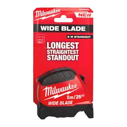 Рулетка WIDE BLADE MILWAUKEE (Gen2), 8м/26фт (35мм) - мініатюра 3