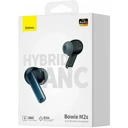 Навушники Baseus Bowie M2s True Wireless Earphones чорні NGTW350101 - мініатюра 2