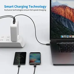 Зарядний пристрій Rocketek USB C 78 Вт PD 3.0 - мініатюра 2
