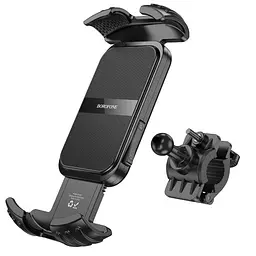 Вело/мото тримач Borofone BH105 Crown bicycle motorcycle universal holder чорний - мініатюра 2