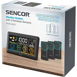 Метеостанція Sencor чорний (SWS6300) - мініатюра 9