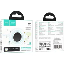 Брелок для пошуку речей Hoco E96A Black [151388] - мініатюра 4