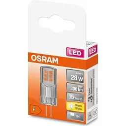 Лампочка Osram LED PIN30 2,6W/827 12V CL G4 (4058075431997) - мініатюра 3